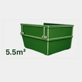 5.5 cubic metre skip bin hire construction waste