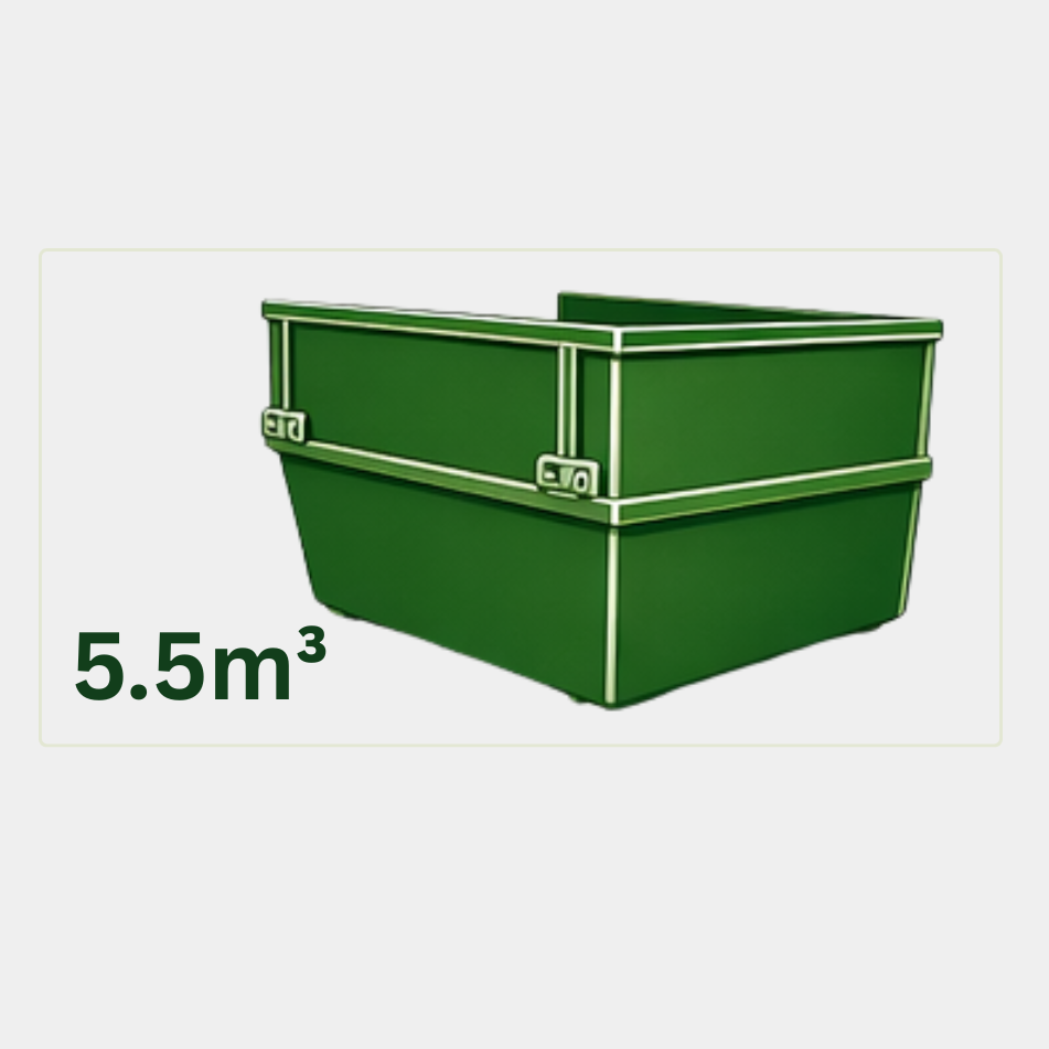 5.5 cubic metre skip bin hire construction waste