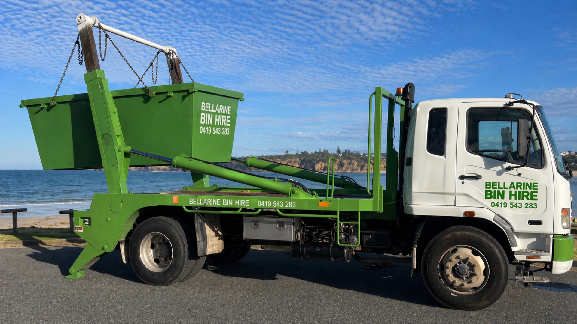 Skip bin hire team Bellarine Peninsula