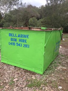 big Bellarine Skip Bin Portarlington, Indented head and Leopold